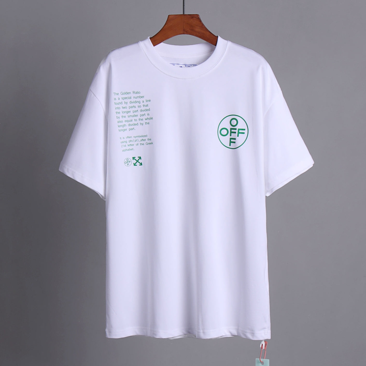 OFF-Whlte Arrow logo print T-shirt#73
