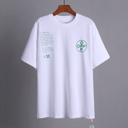 OFF-Whlte Arrow logo print T-shirt#73