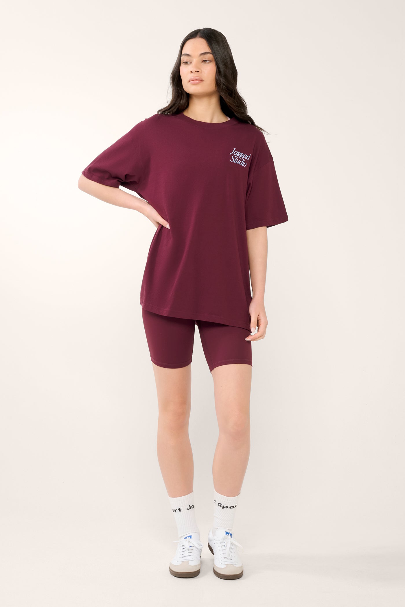 PHOENIX OVERSIZED TEE CHERRY
