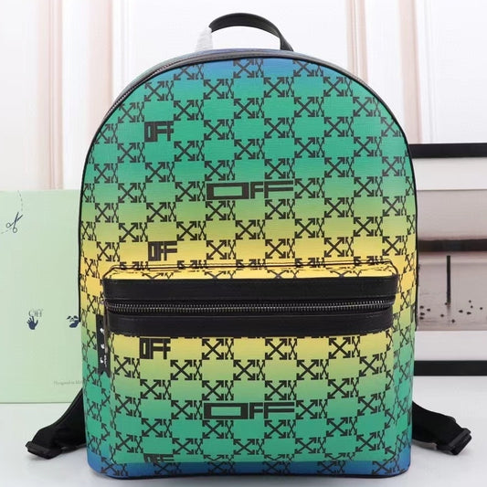 OW Travel Bag Laser Leather Backpack#8