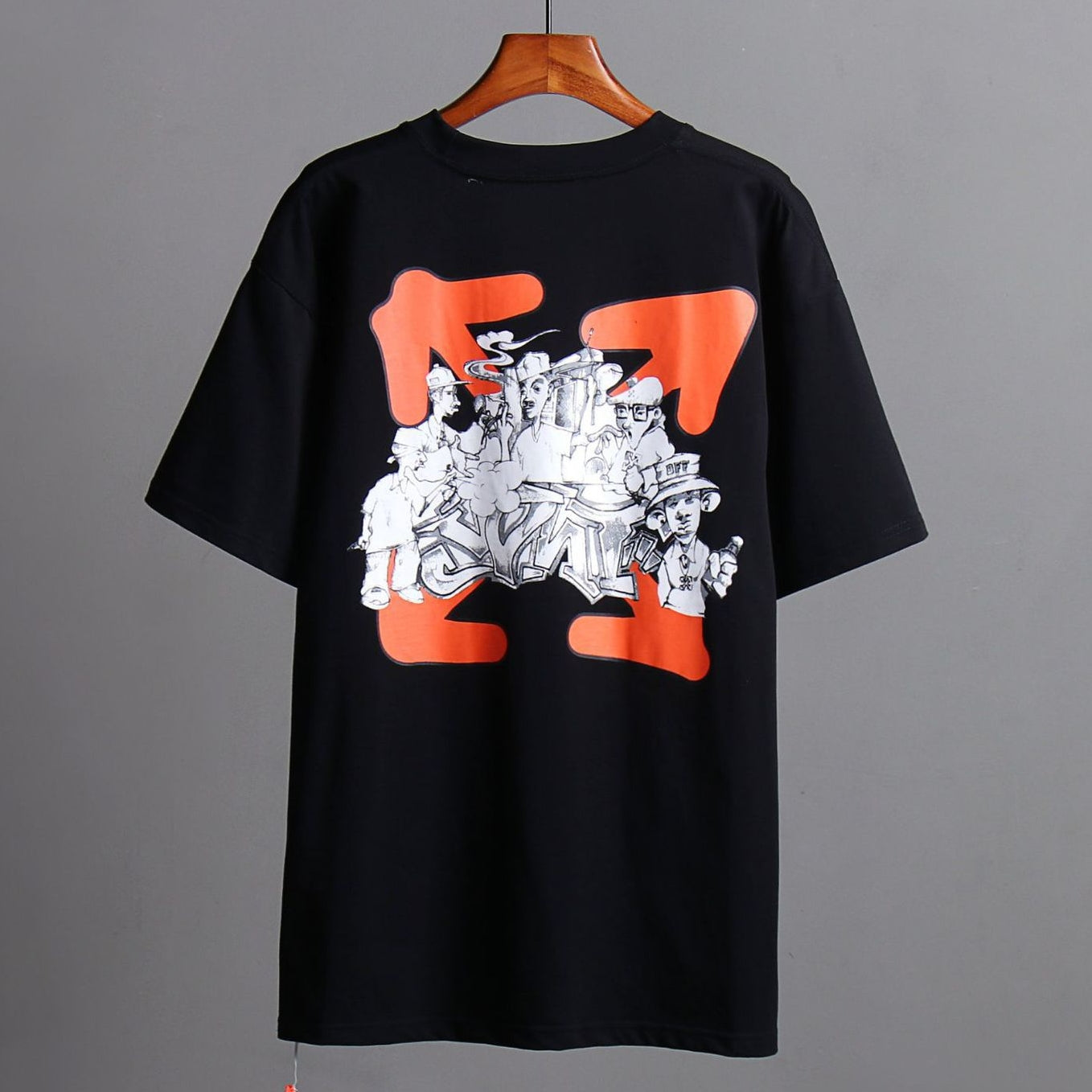 OFF-Whlte Arrow logo print T-shirt#71