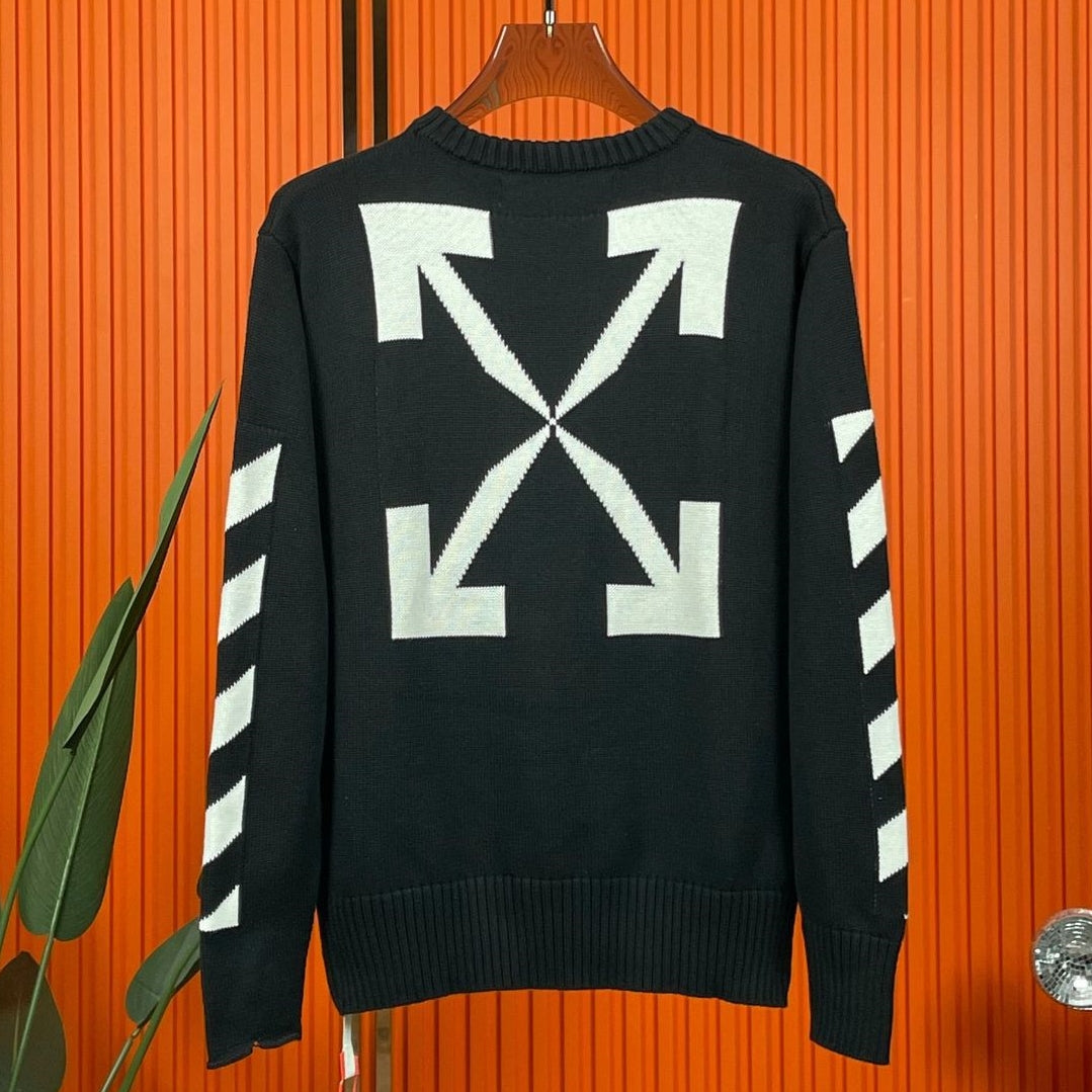 OFF-Whlte Intarsia Knit Sweater#14