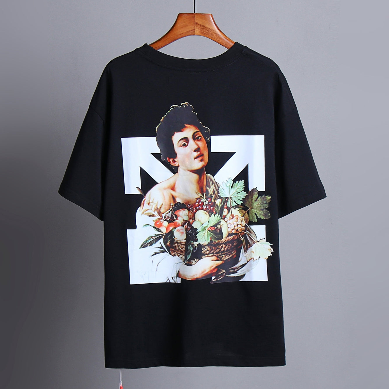 OFF-Whlte Arrow logo print T-shirt#84