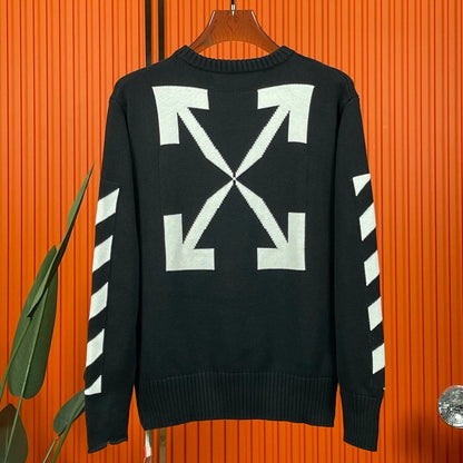 OFF-Whlte Intarsia Knit Sweater#14