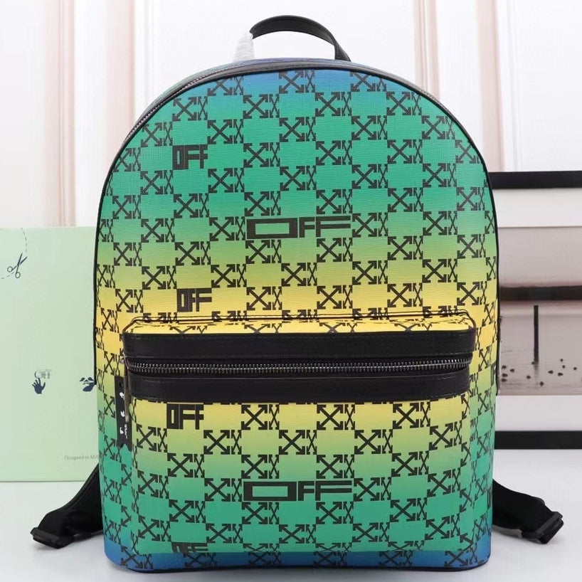 OW Travel Bag Laser Leather Backpack#8