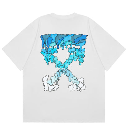 OFF-Whlte Arrow Logo Cotton T-shirt