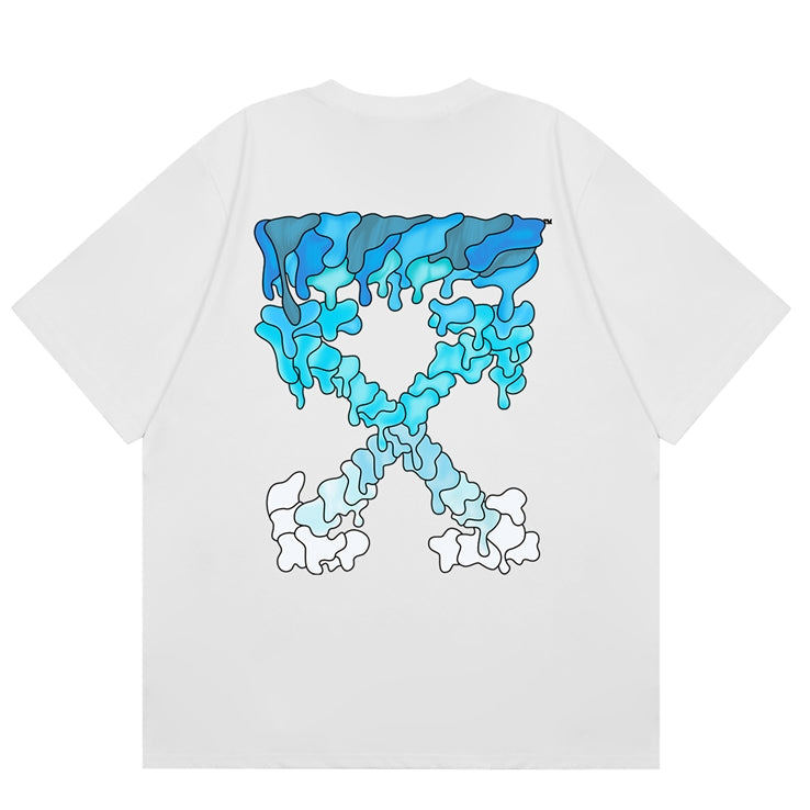 OFF-Whlte Arrow Logo Cotton T-shirt