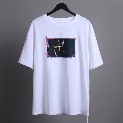 OFF-Whlte Arrow logo print T-shirt#69