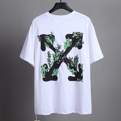 OFF-Whlte Arrow logo print T-shirt#81