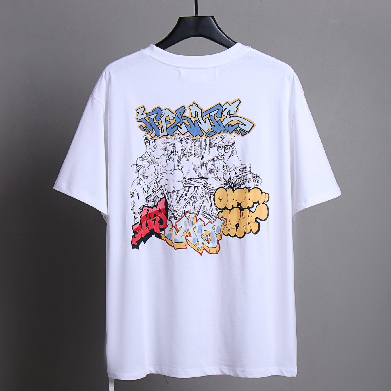 OFF-Whlte Arrow logo print T-shirt#83