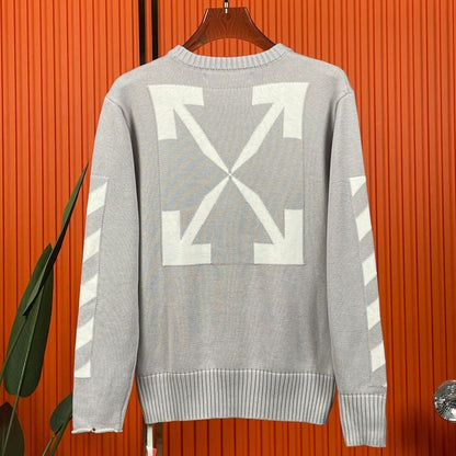 OFF-Whlte Intarsia Knit Sweater#14