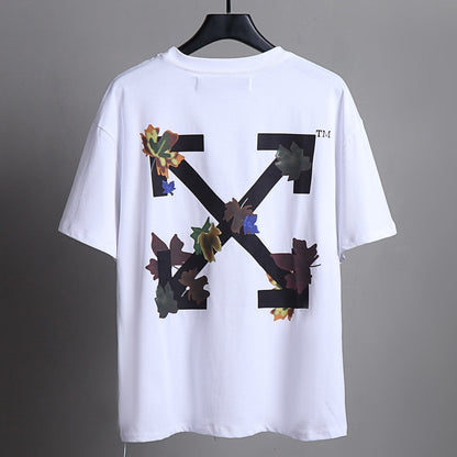 OFF-Whlte Arrow logo print T-shirt#82