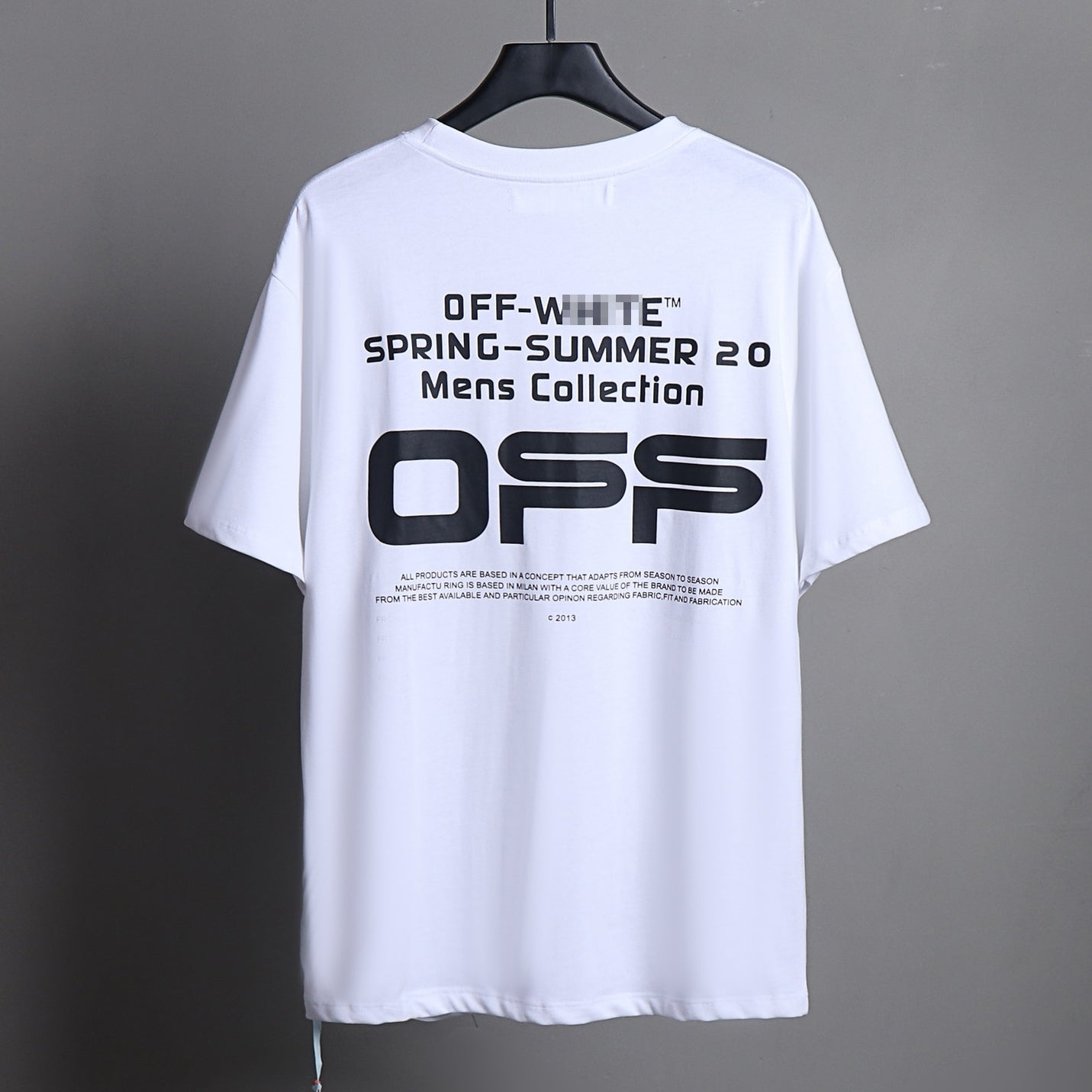 OFF-Whlte Arrow logo print T-shirt#79