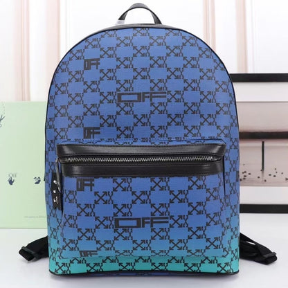 OW Travel Bag Laser Leather Backpack#8
