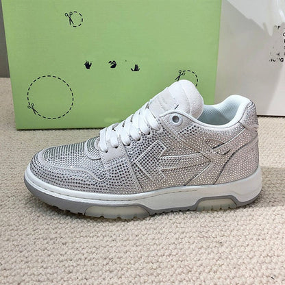 OFF-Whlte Full diamond Sports shoes#11