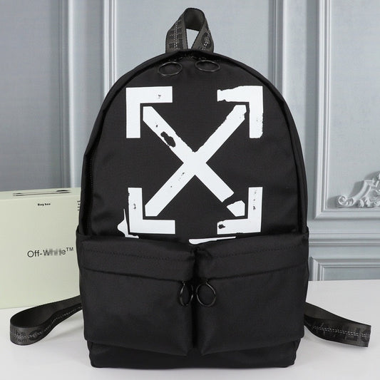 OW Arrow Graffiti Canvas Backpack#1