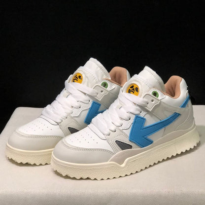 OFF-Whlte Arrow Logo Leather Sneakers #39