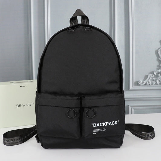 OW Arrow Graffiti Canvas Backpack#6