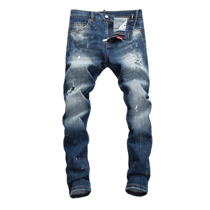 SOLA-DSQ2 New Ripped casual pants Man Jeans