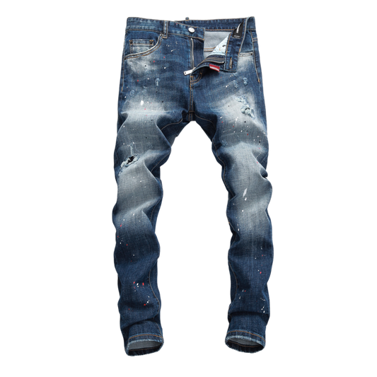 SOLA-DSQ2 New Ripped casual pants Man Jeans