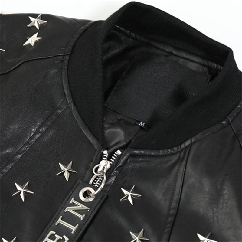 PP Star Studded Leather Jacket#17