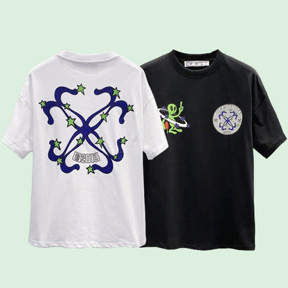 OFF-Whlte Arrow Logo Cotton T-shirt#29