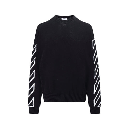 OFF-Whlte Intarsia Knit Sweater#11