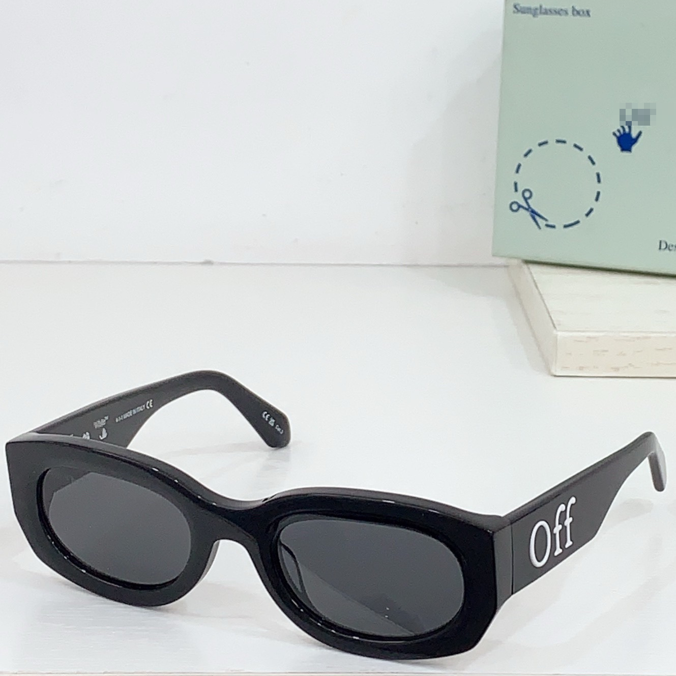 OFF-Whlte Arrow logo sunglasses#14E