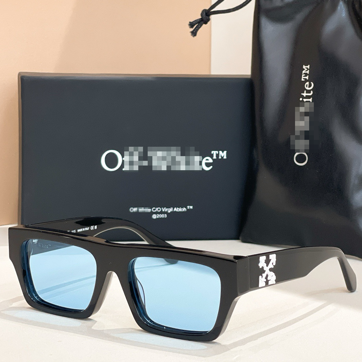 OFF-Whlte Arrow logo sunglasses#145