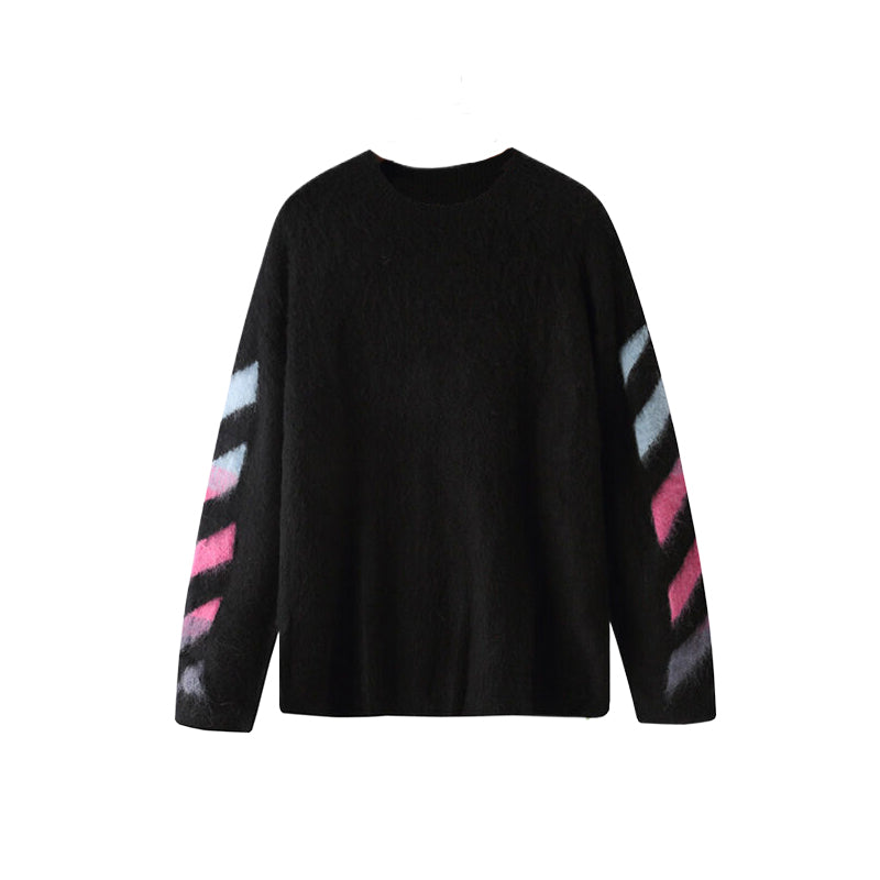 OFF-Whlte Intarsia Knit Sweater#1
