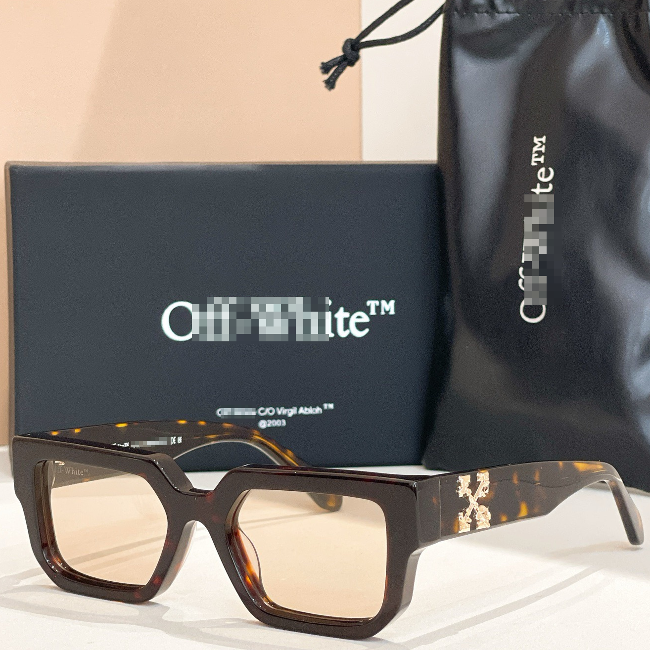 OFF-Whlte Arrow logo sunglasses#146