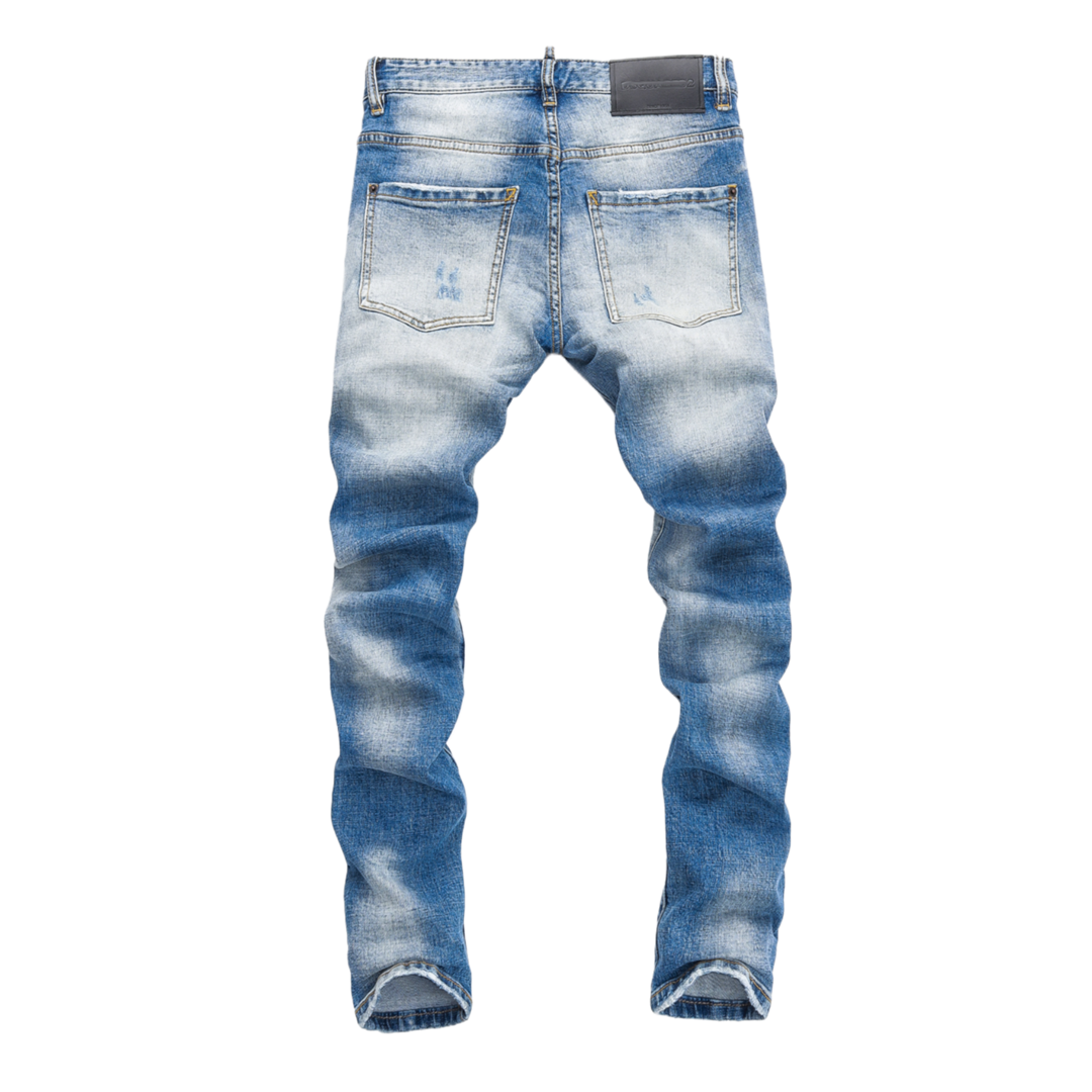 SOLA-DSQ2 New Ripped stitching Man Jeans