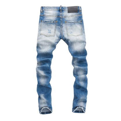 SOLA-DSQ2 New Ripped stitching Man Jeans