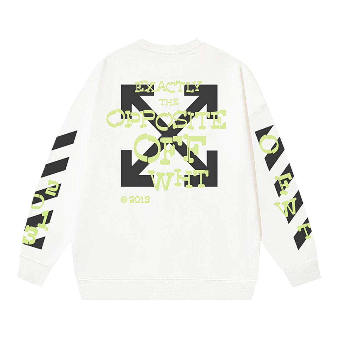 OFF-Whlte Arrow logo sports sweatshirt#121