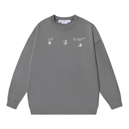 OFF-Whlte Arrow logo sports sweatshirt#115