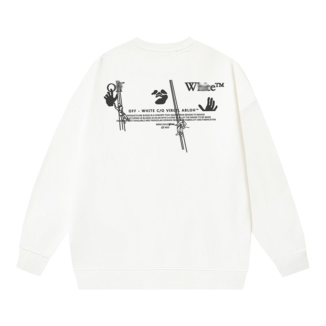 OFF-Whlte Arrow logo sports sweatshirt#114