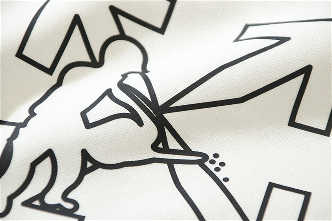 OFF-Whlte Arrow logo sports sweatshirt#114