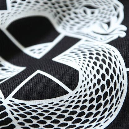 OFF-Whlte Snake pattern arrow logo T-shirt