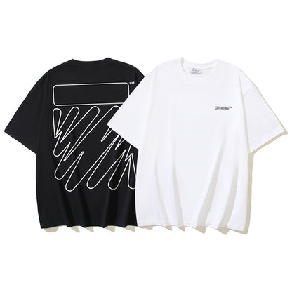 OFF-Whlte Arrow Logo Cotton T-shirt-171