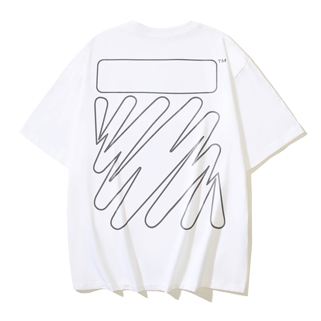 OFF-Whlte Arrow Logo Cotton T-shirt-171