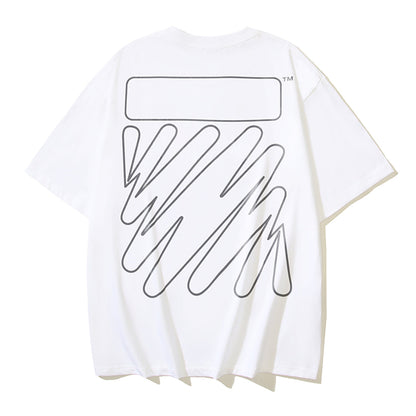 OFF-Whlte Arrow Logo Cotton T-shirt-171