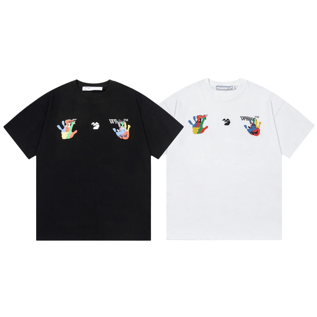 OFF-Whlte Arrow Logo Cotton T-shirt#1002