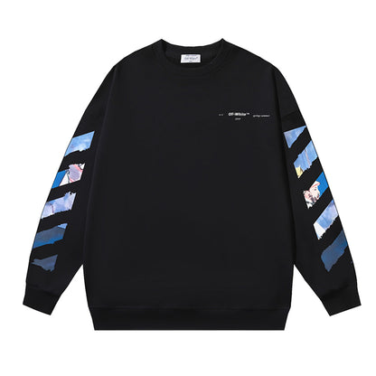 OFF-Whlte Arrow logo sports sweatshirt#1