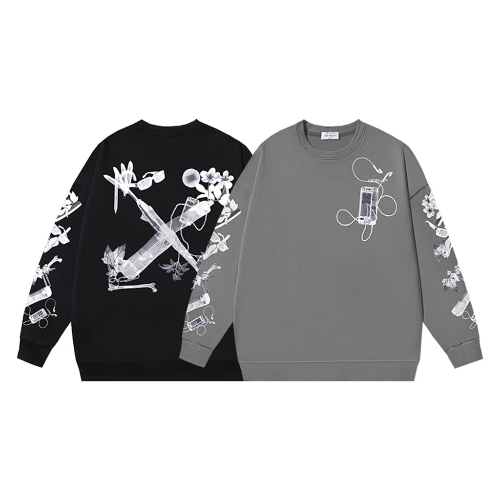 OFF-Whlte Arrow logo sports sweatshirt#1028