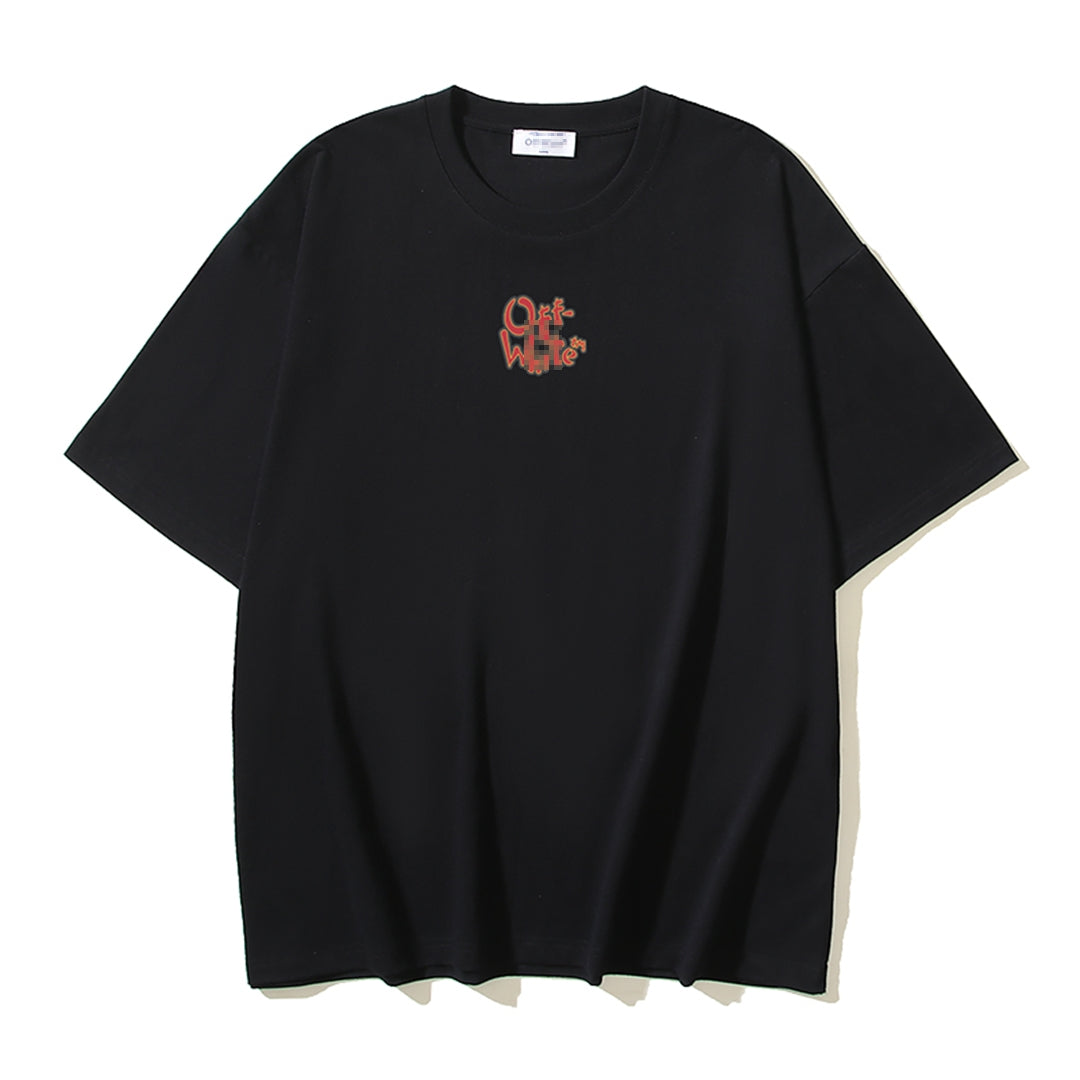 OFF-Whlte Arrow Logo Cotton T-shirt#198