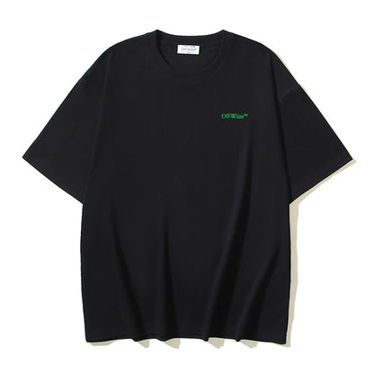 OFF-Whlte Arrow Logo Cotton T-shirt#1005