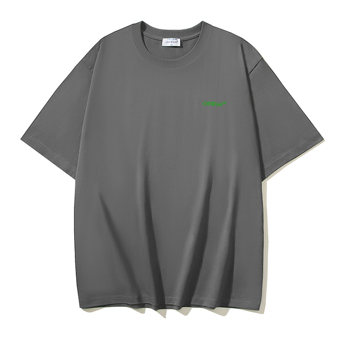 OFF-Whlte Arrow Logo Cotton T-shirt#1005