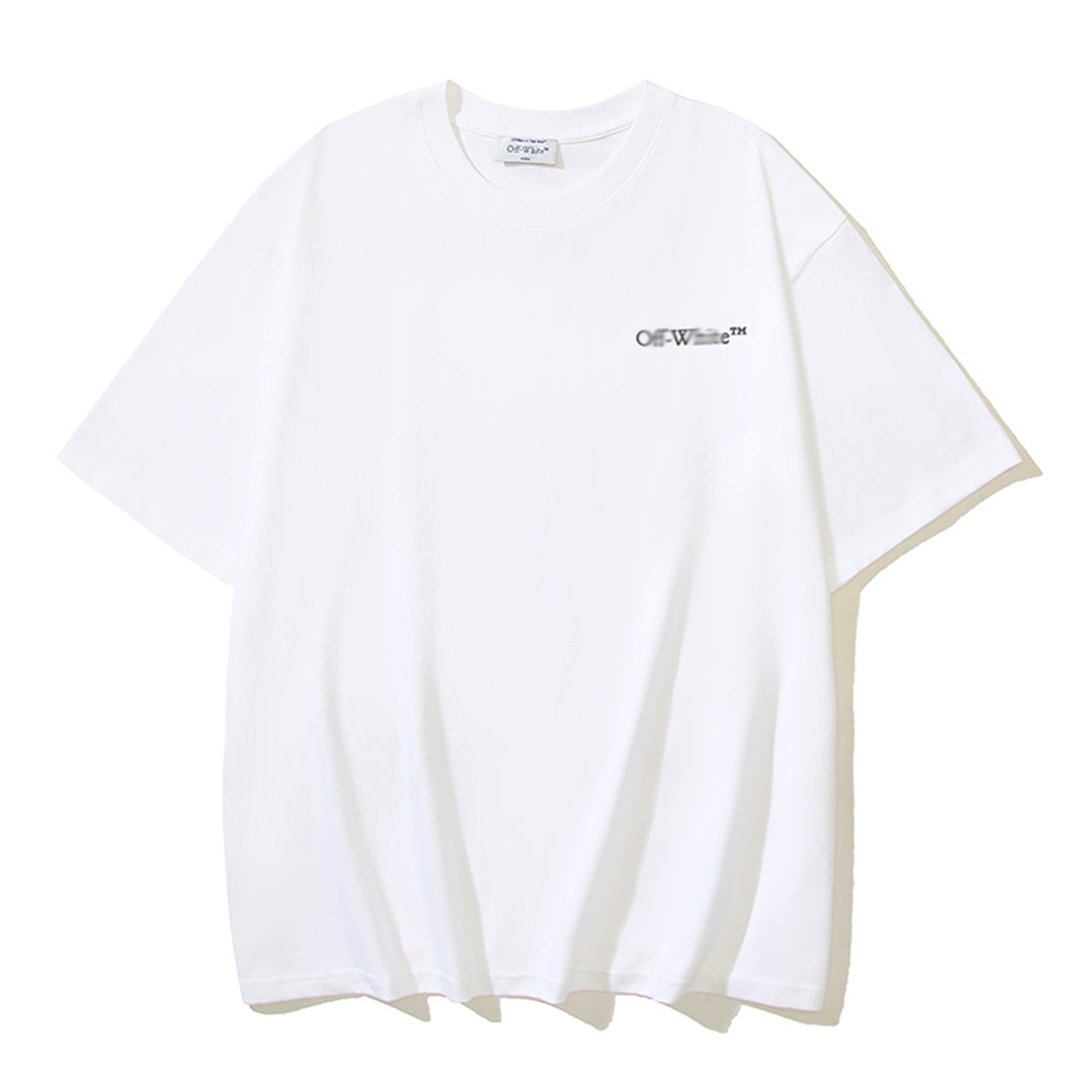 OFF-Whlte Arrow Logo Cotton T-shirt-182