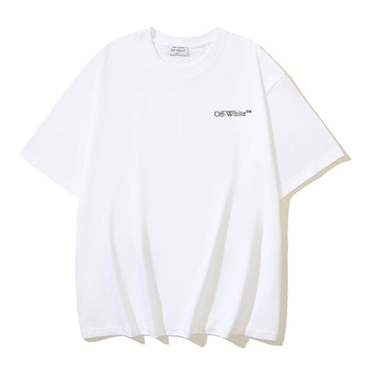 OFF-Whlte Arrow Logo Cotton T-shirt-182