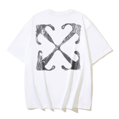 OFF-Whlte Arrow Logo Cotton T-shirt-182